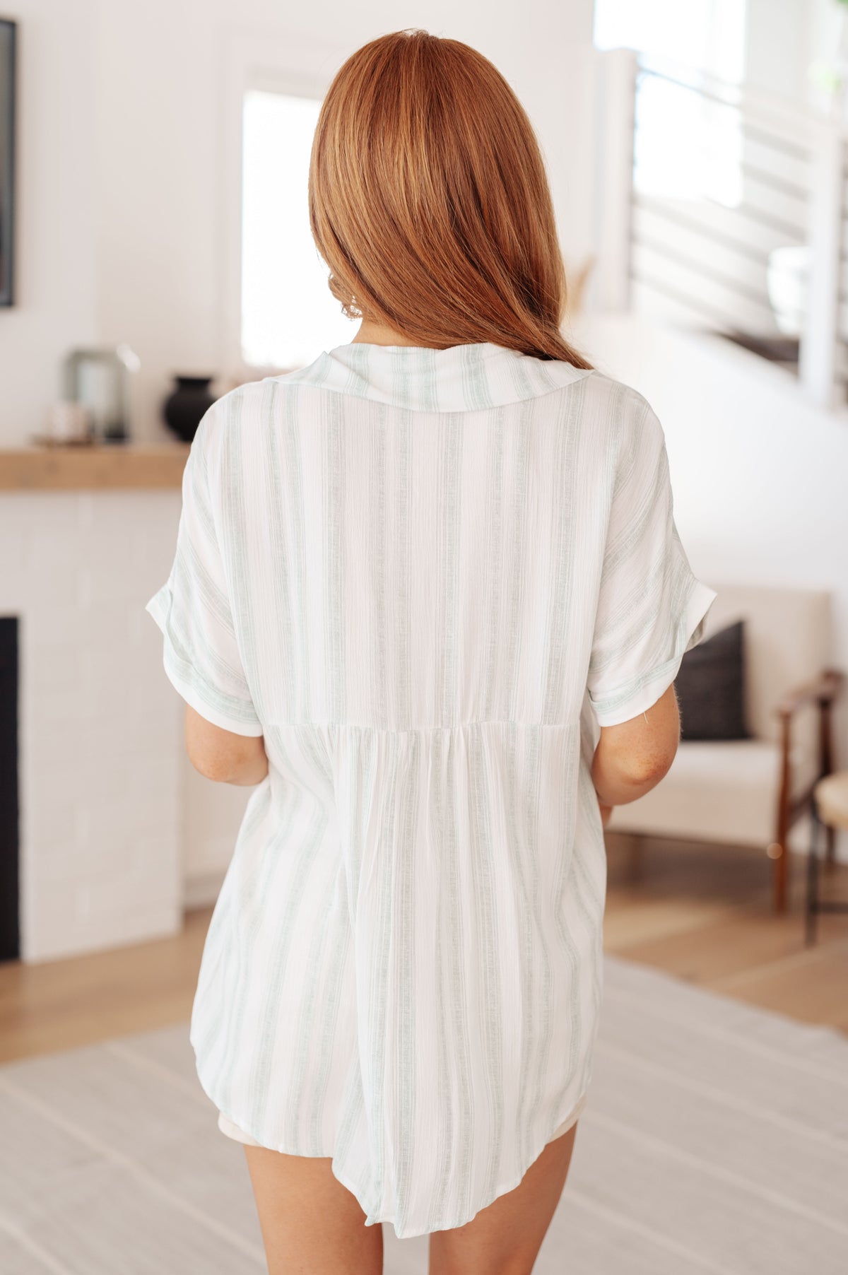 So Far Away Striped Top - 3/6/2025