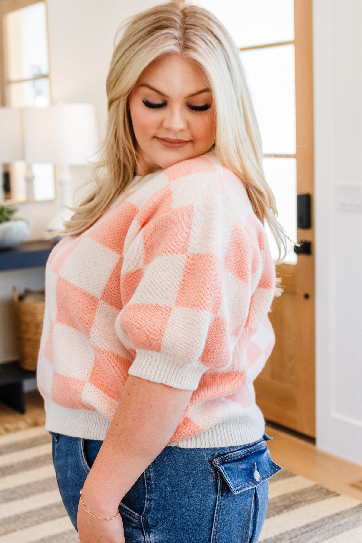 Start Me Up Checkered Sweater - 8/8/2023