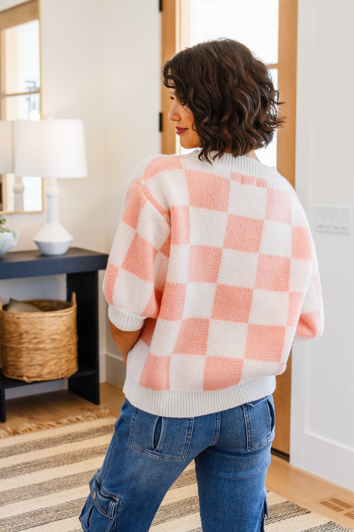 Start Me Up Checkered Sweater - 8/8/2023