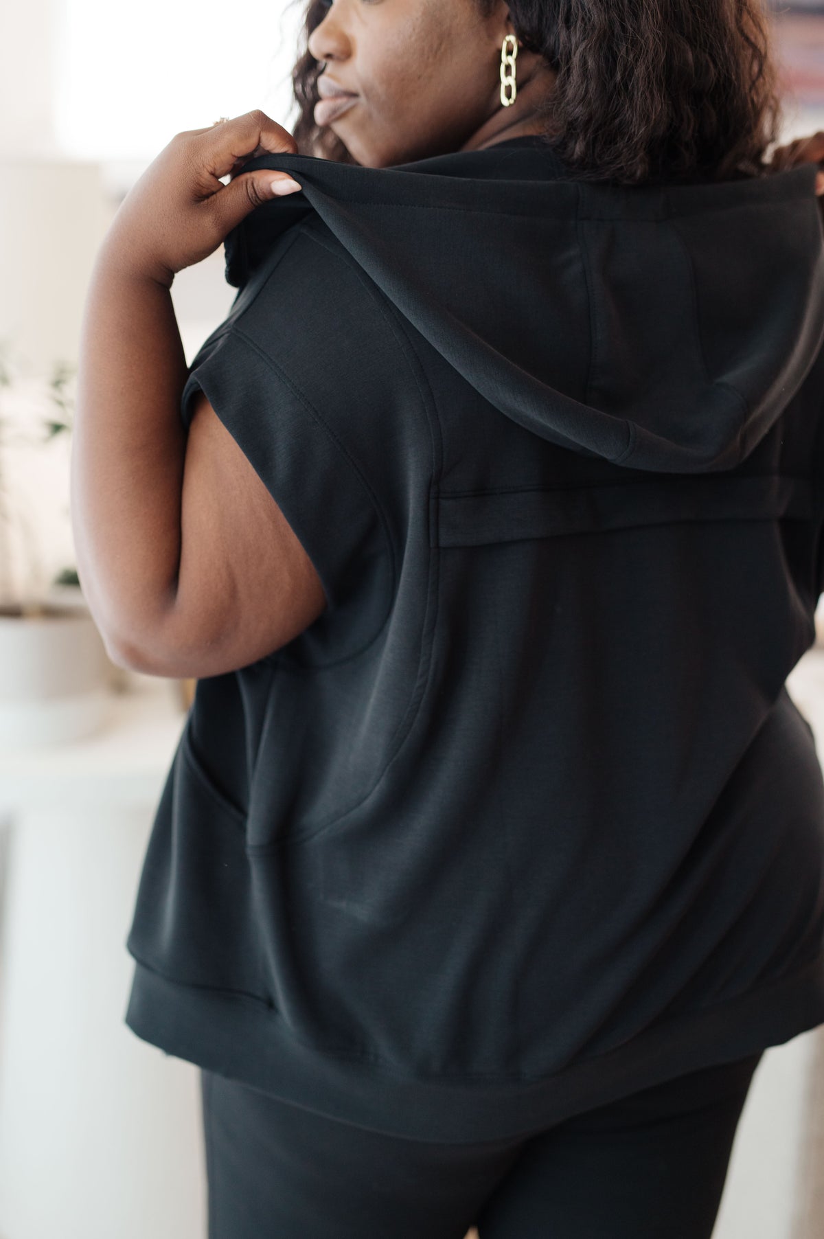 Still Moving Sleeveless Hoodie - 3/6/2025