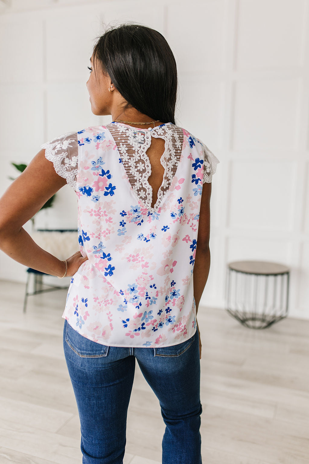 Still the One Lace Sleeve Floral Top - 6/29/2023