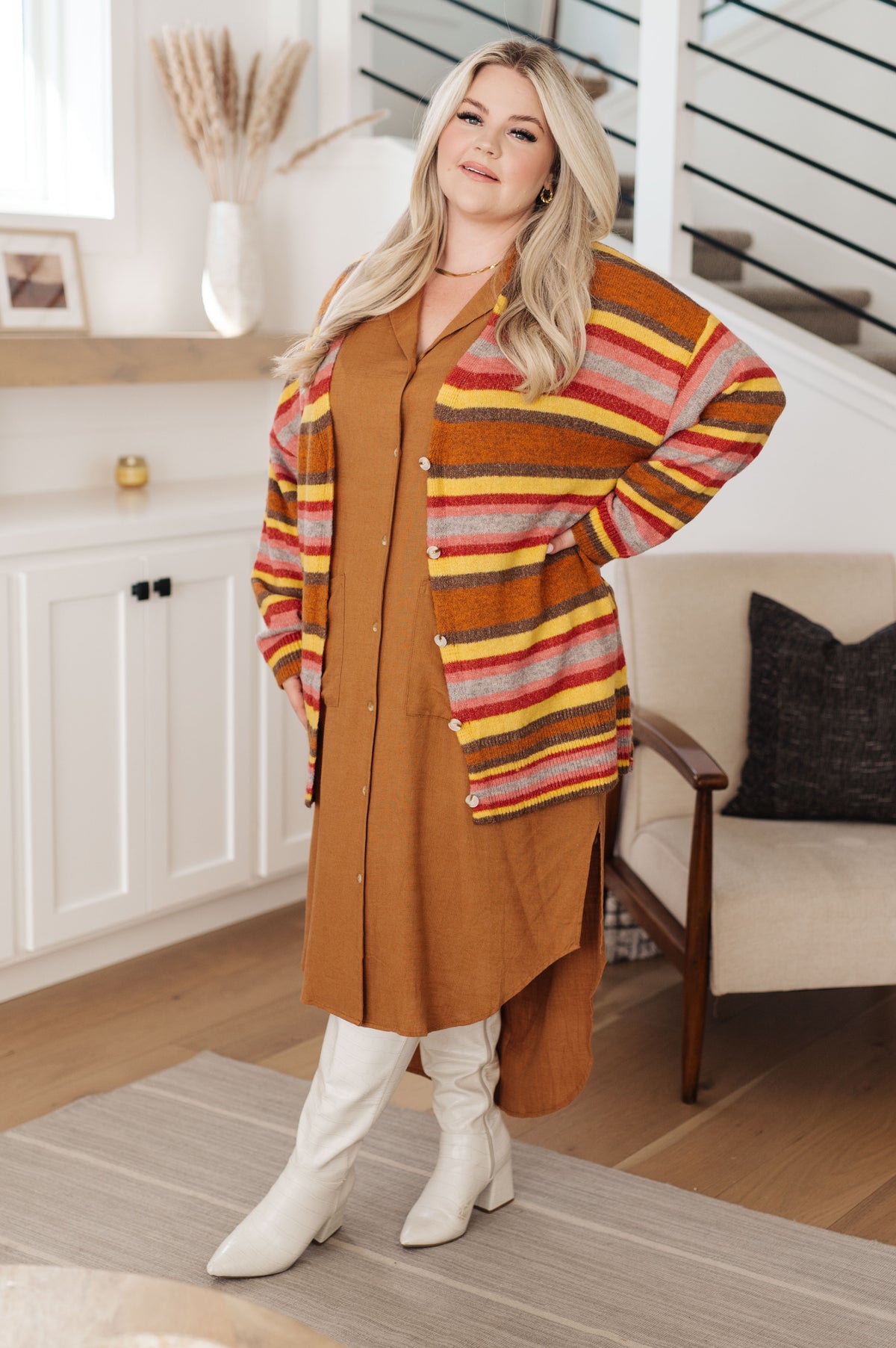 Henny Penny Striped Cardigan - 9/26/2023