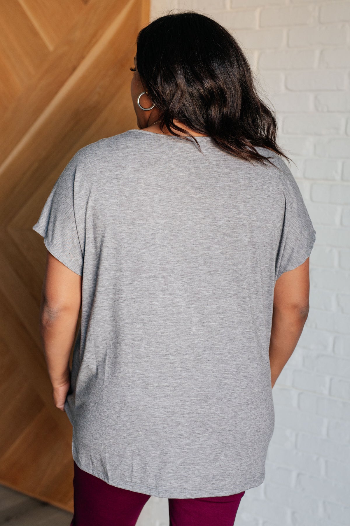 Take it Easy Eyelet Trim Top - 6/12/2025
