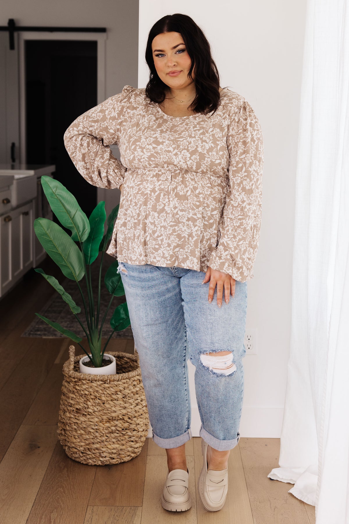 Easy to Work With Floral Babydoll Top - 10/12/2023