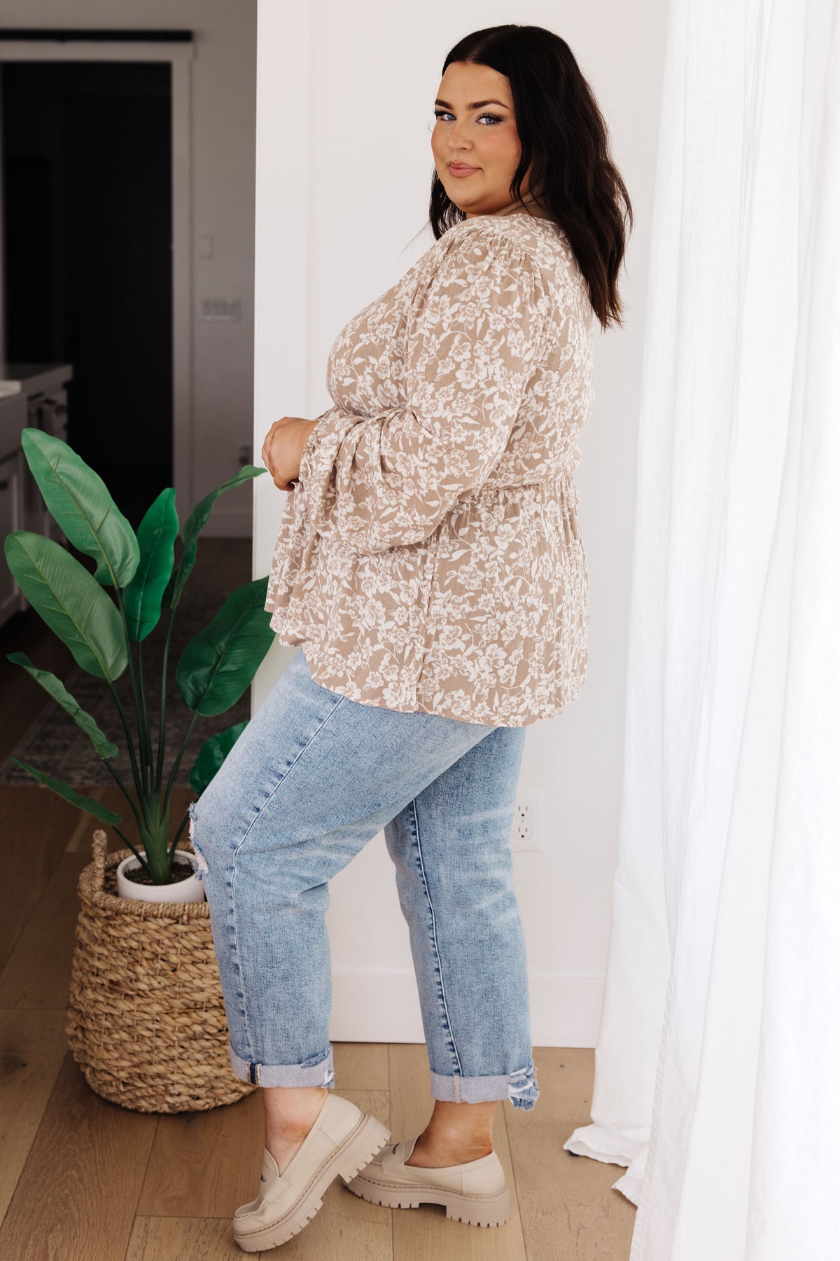 Easy to Work With Floral Babydoll Top - 10/12/2023