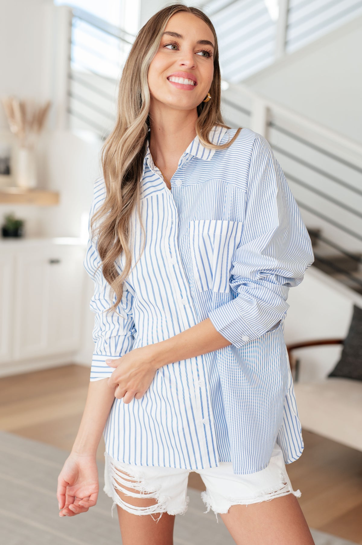 This or That Striped Button Down - 4/30/2024