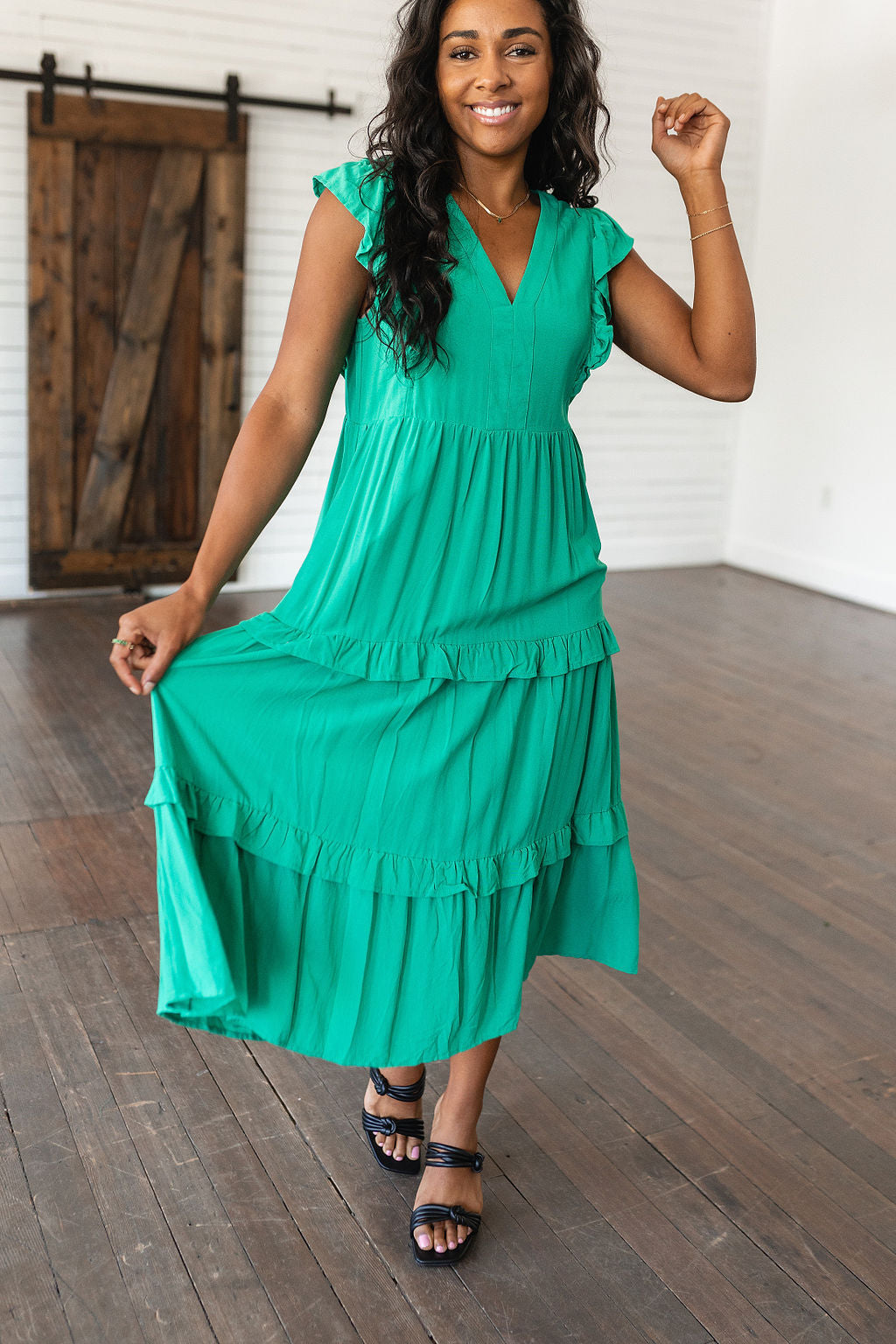 Tiers in Heaven Tiered Midi Dress - 7/11/2023