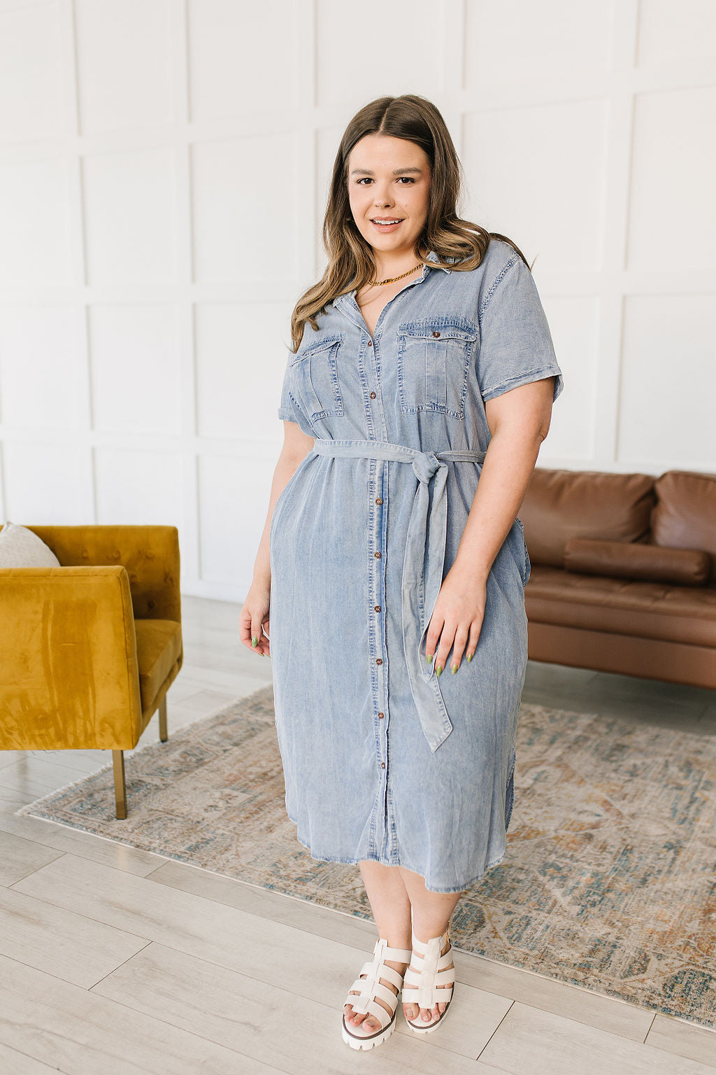 Wait For It Denim Shirtdress - 6/27/2023