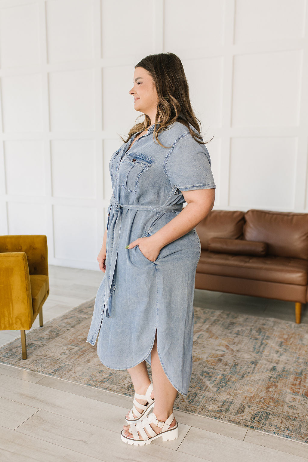 Wait For It Denim Shirtdress - 6/27/2023