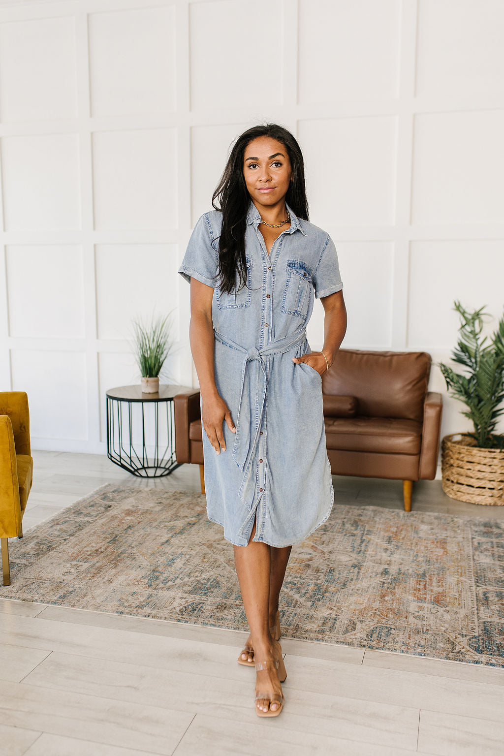 Wait For It Denim Shirtdress - 6/27/2023