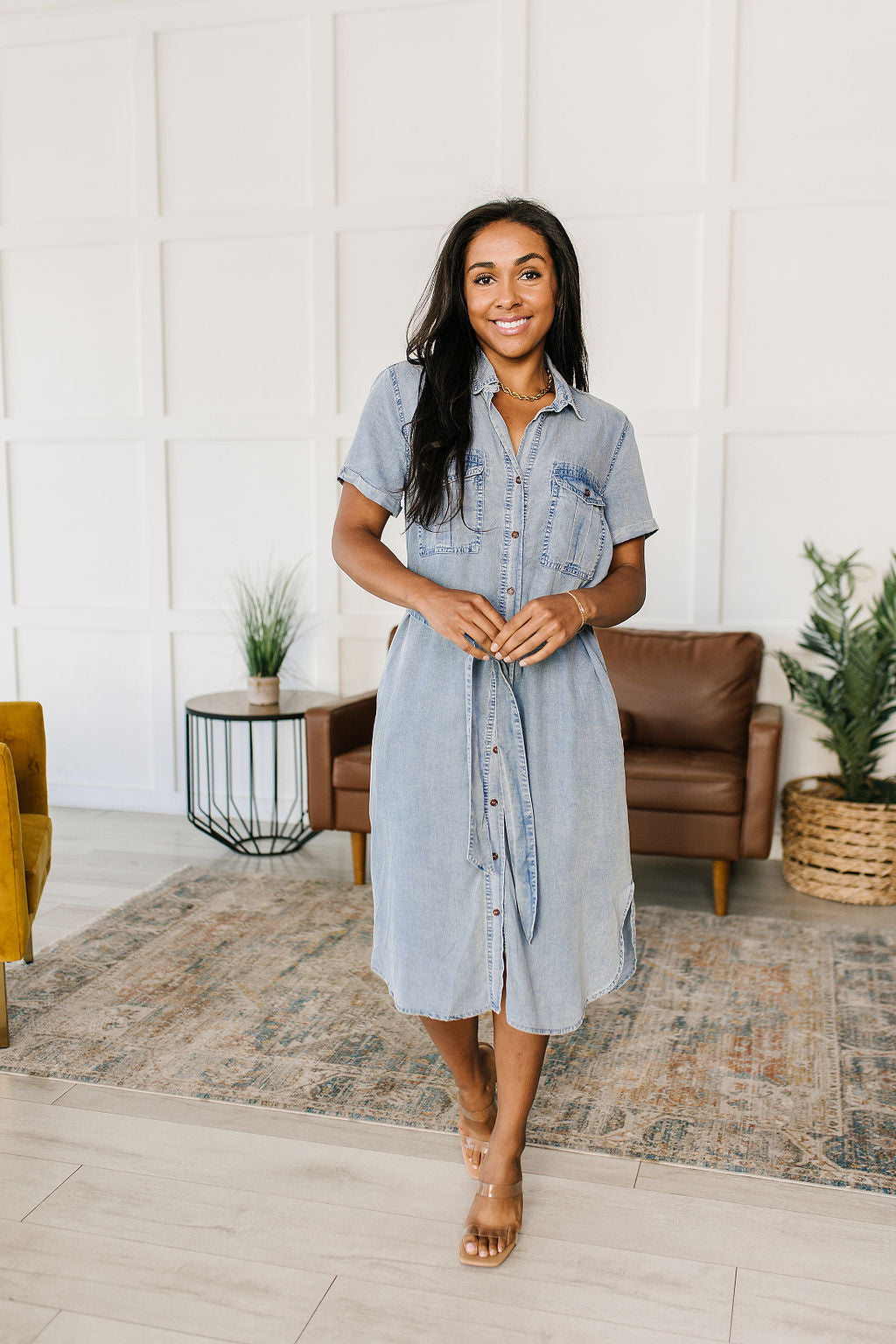 Wait For It Denim Shirtdress - 6/27/2023