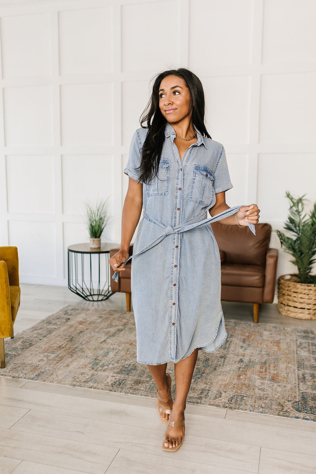 Wait For It Denim Shirtdress - 6/27/2023
