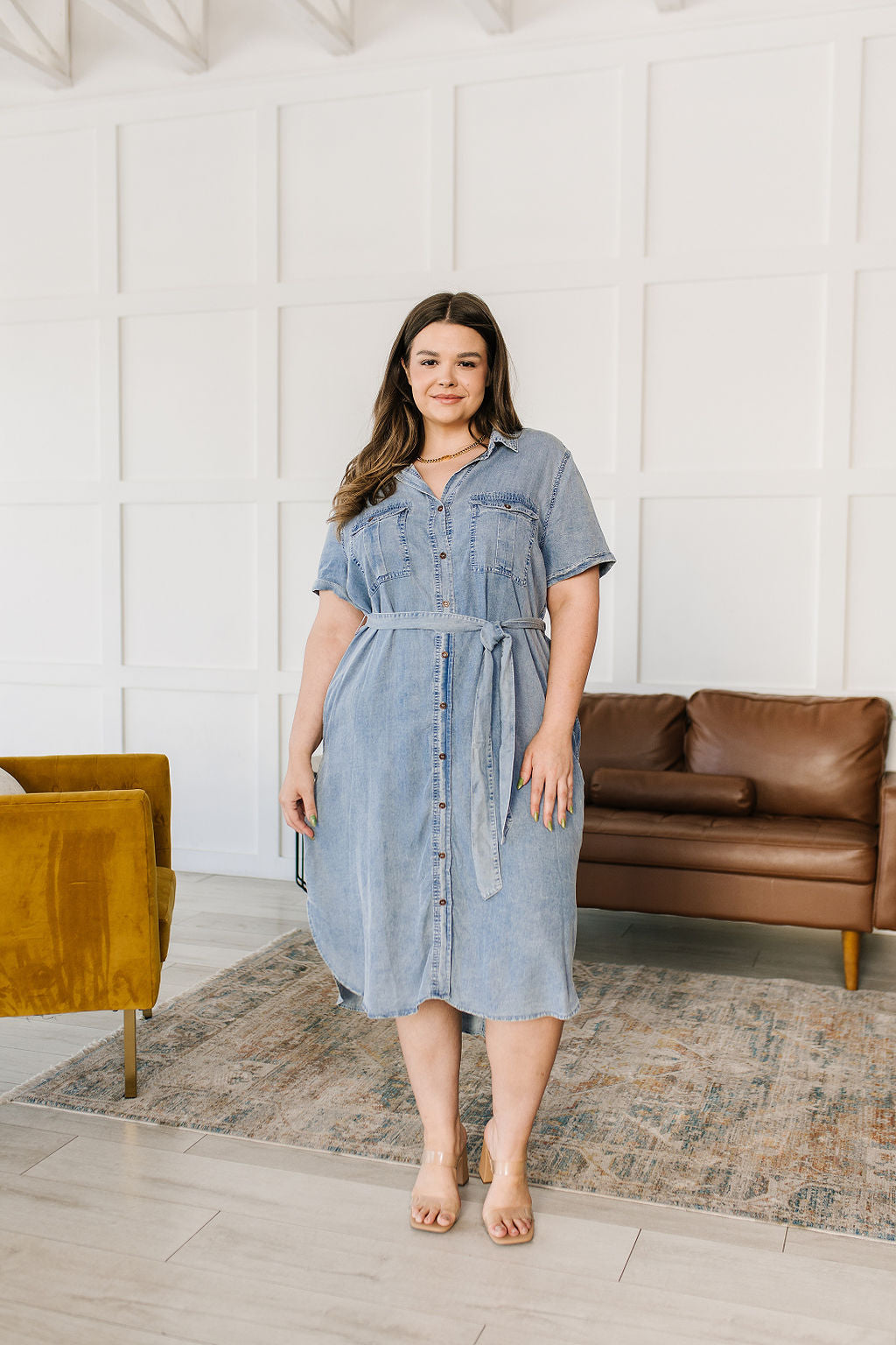 Wait For It Denim Shirtdress - 6/27/2023