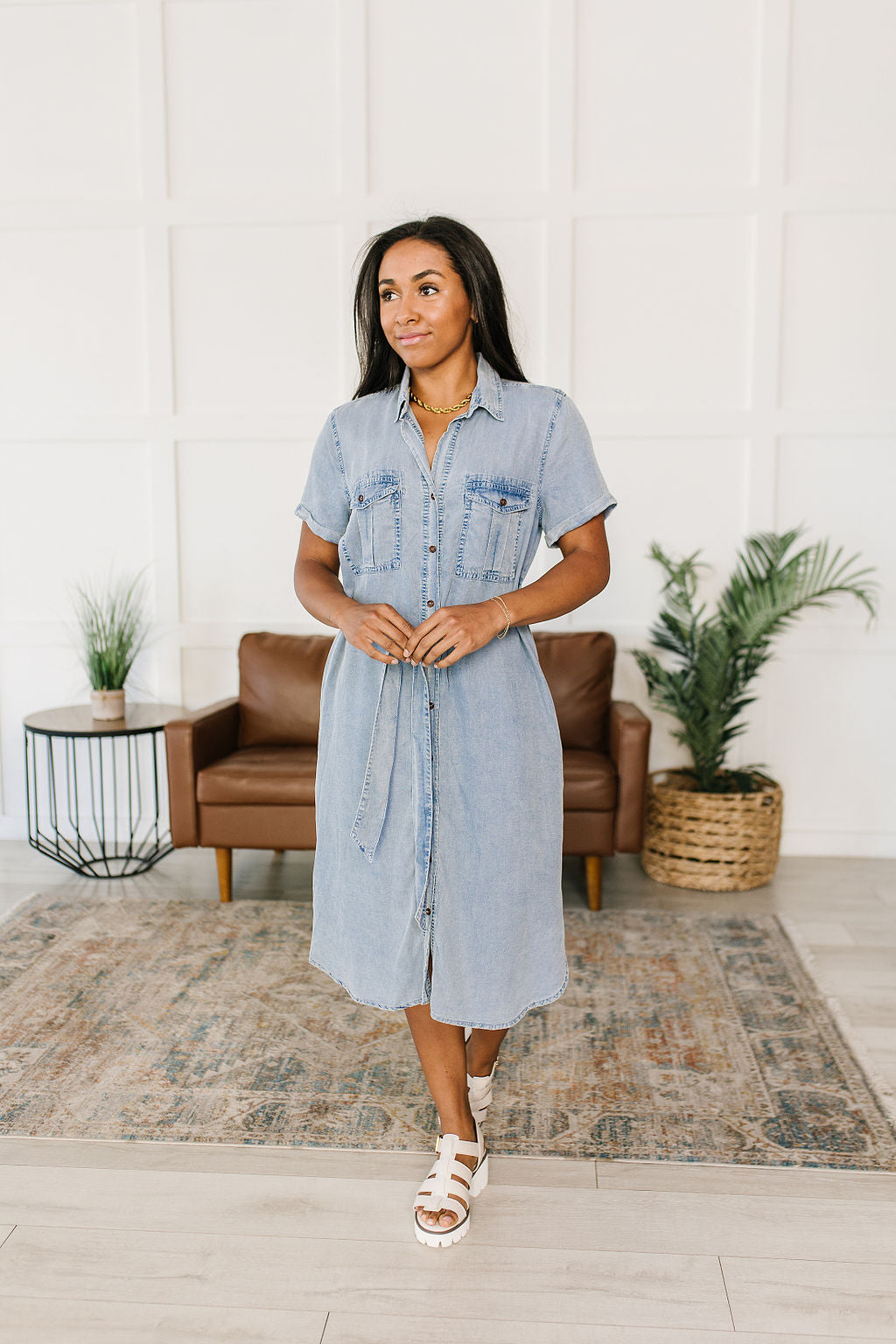 Wait For It Denim Shirtdress - 6/27/2023