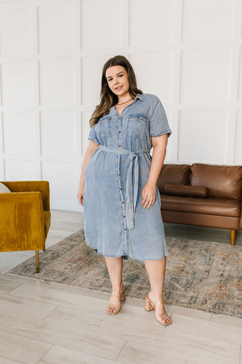 Wait For It Denim Shirtdress - 6/27/2023