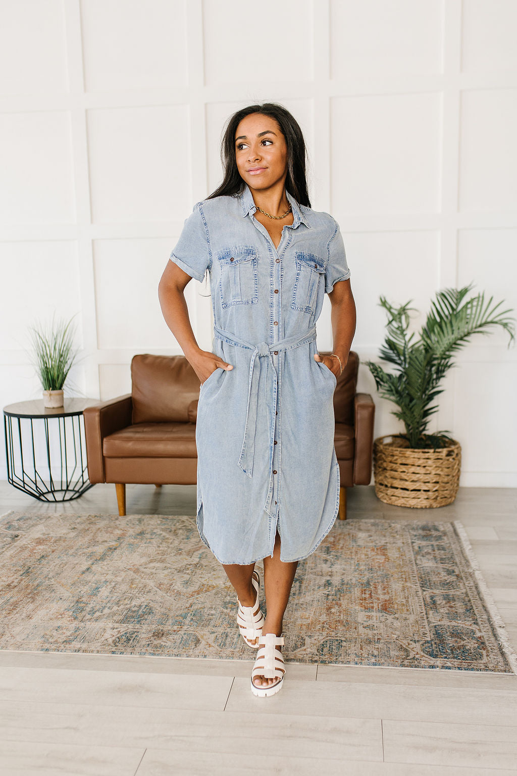 Wait For It Denim Shirtdress - 6/27/2023