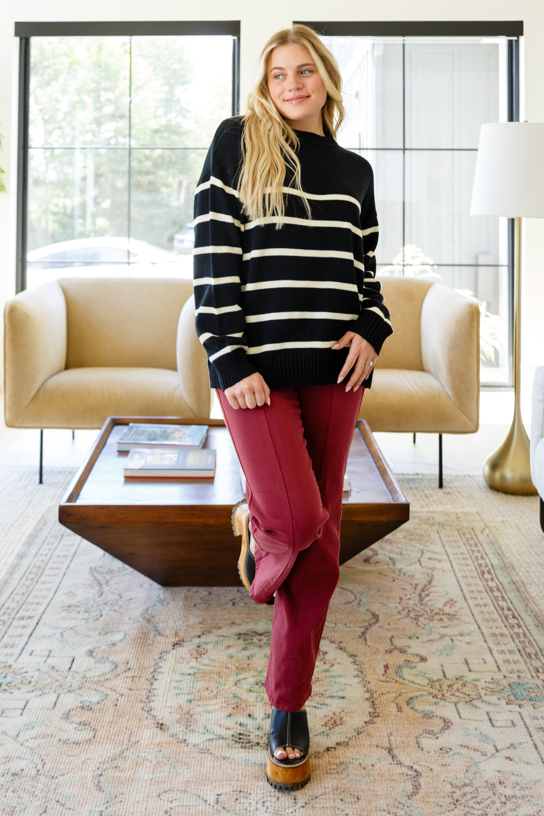 When in Doubt Striped Sweater - 8/31/2023