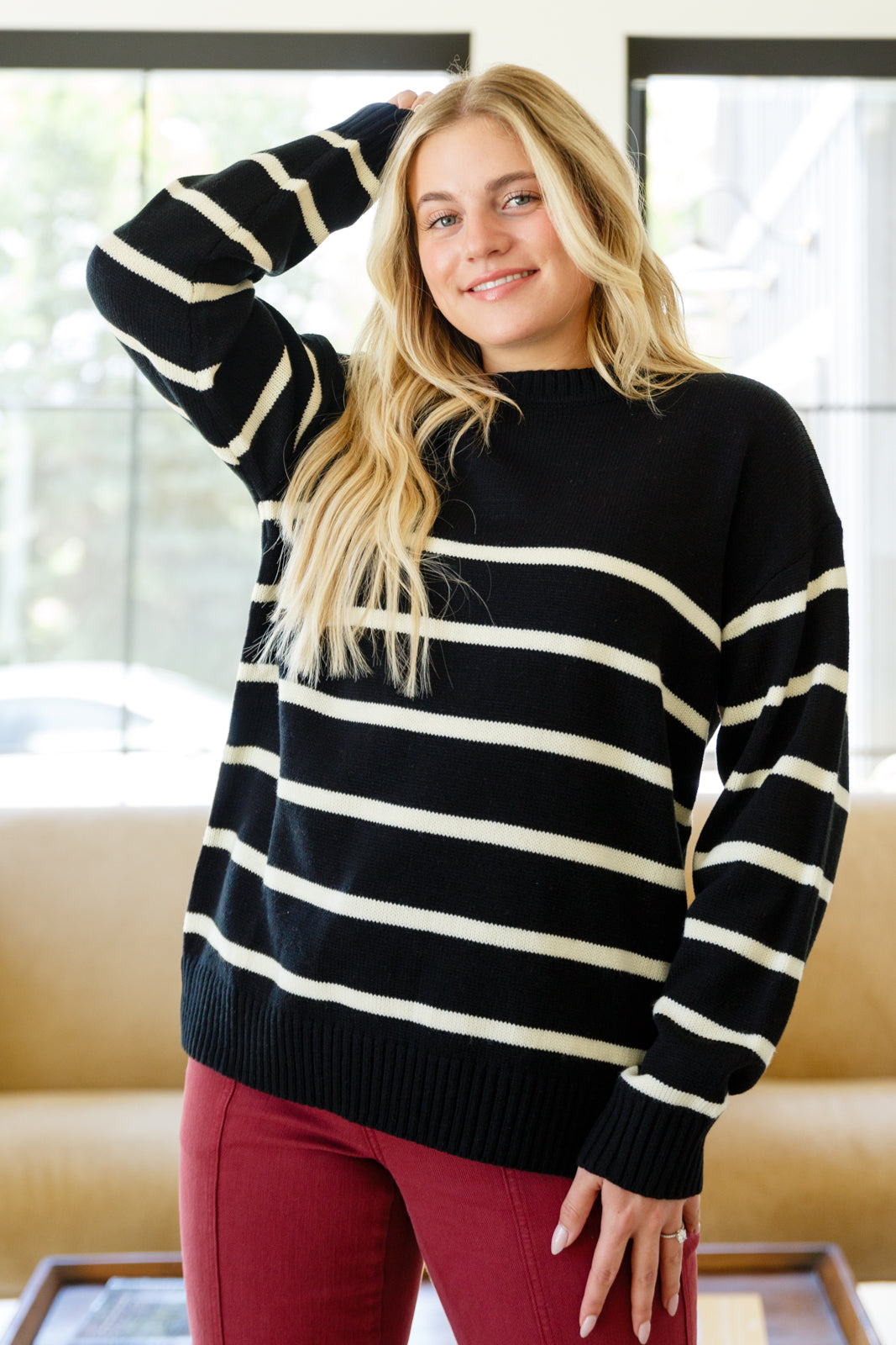 When in Doubt Striped Sweater - 8/31/2023