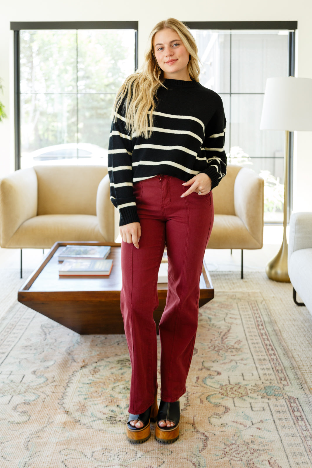 When in Doubt Striped Sweater - 8/31/2023