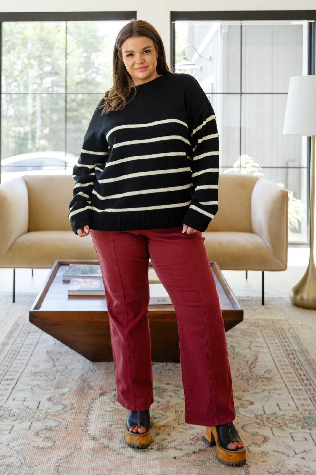 When in Doubt Striped Sweater - 8/31/2023