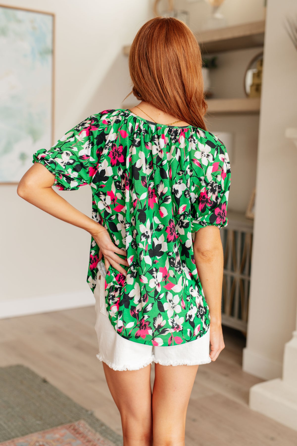 Wild and Bright Floral Top - 4/25/2024