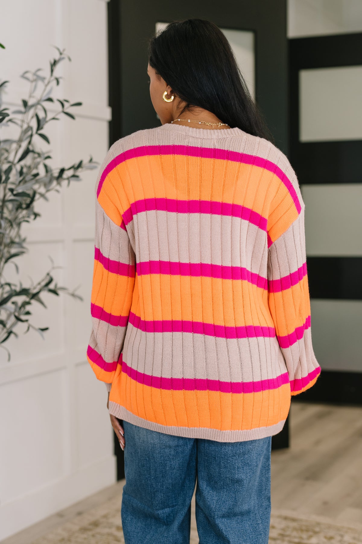 Your Opinion Matters Striped Cardigan - 10/20/2025
