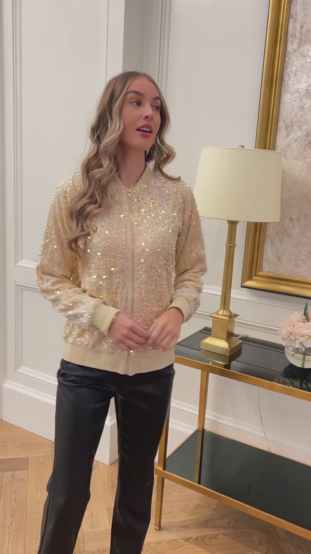 Glitter Bomb Sequin Bomber Jacket - 11/27/2023