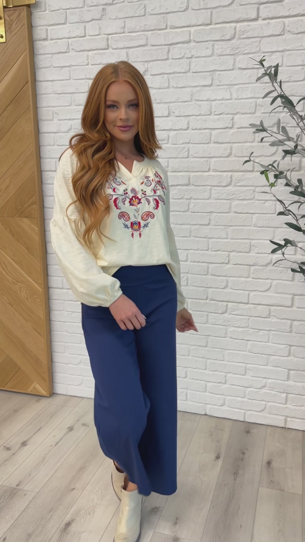 More Than You Would Think Embroidered Blouse - 9/4/2025