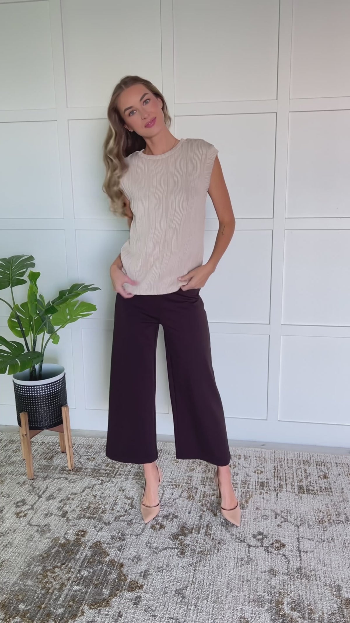 Flow With Me Embossed Top - 6/2/2025