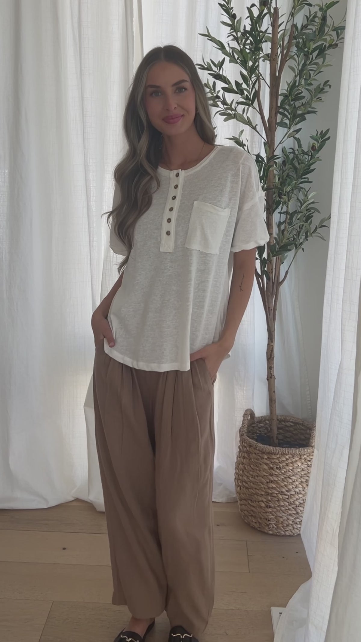 Hipster Henley Top - 5/19/2025