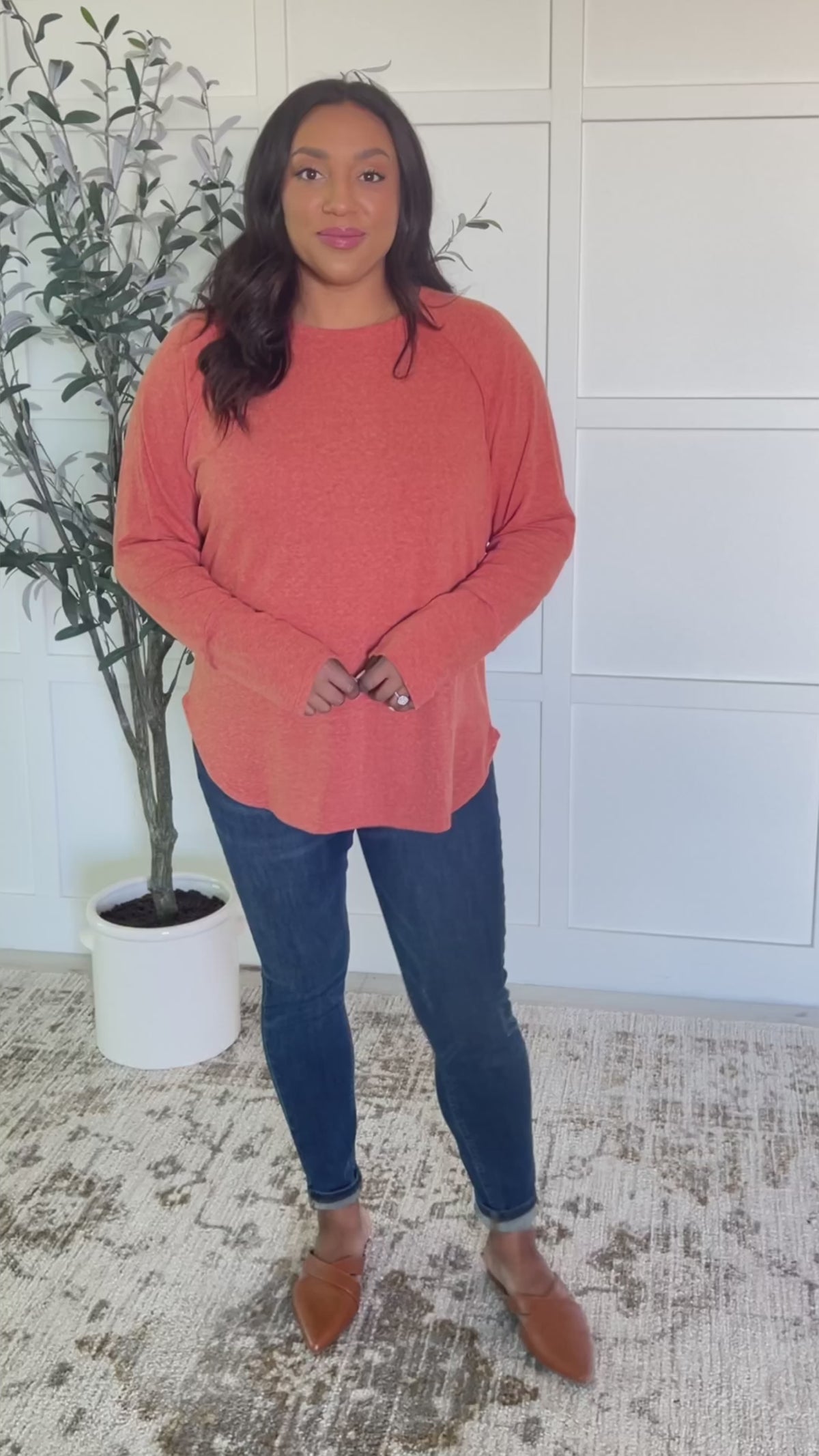 Rustic Charm Long Sleeve Top - 10/20/2025