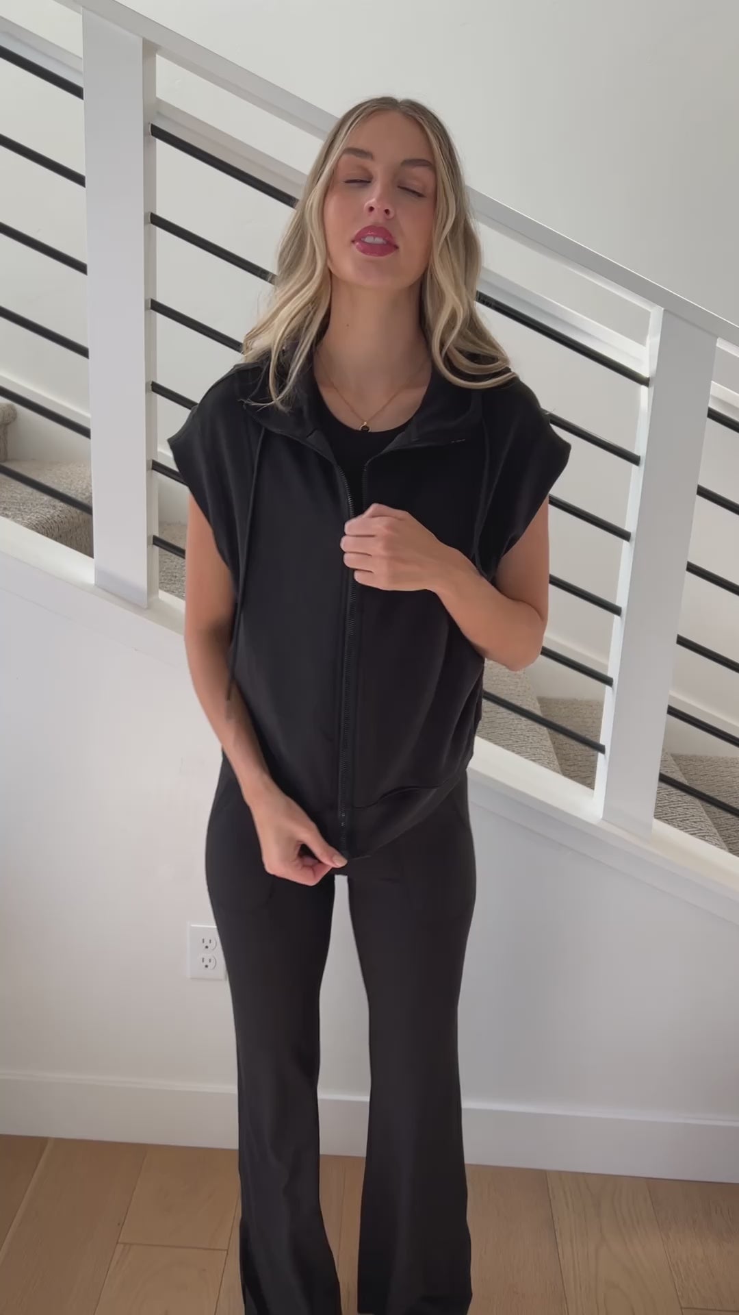 Still Moving Sleeveless Hoodie - 3/6/2025