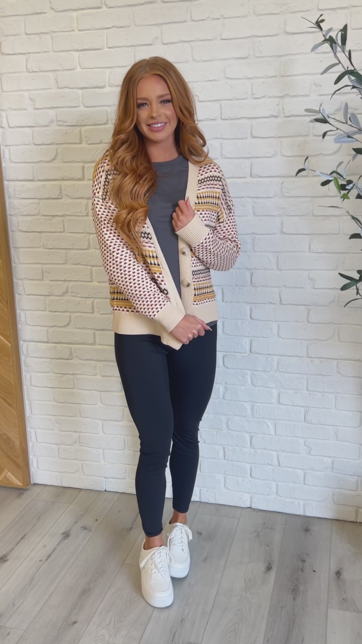 Effortless Elements Striped Cardigan - 9/4/2025
