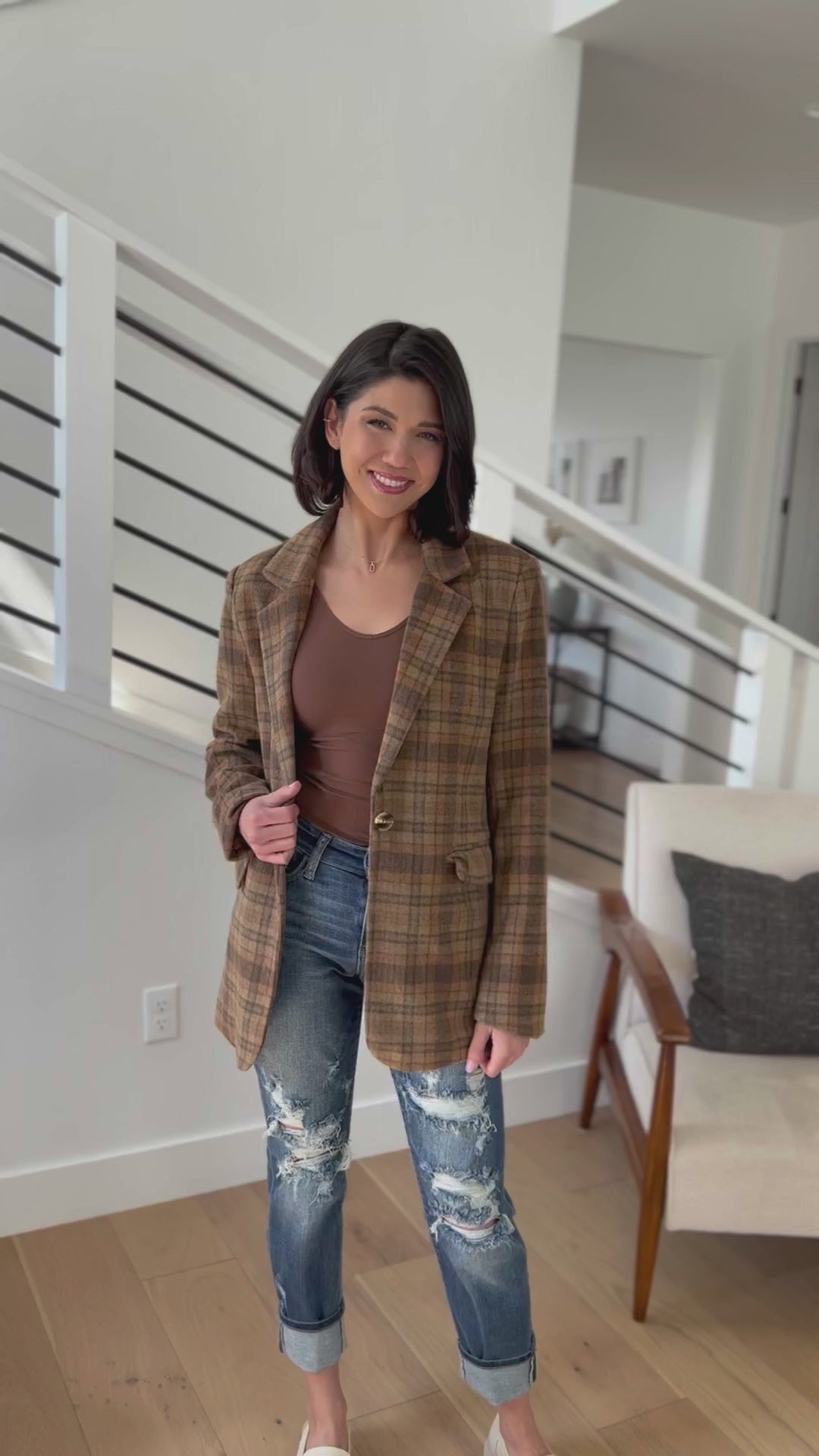 World Class Plaid Blazer - 9/29/2025