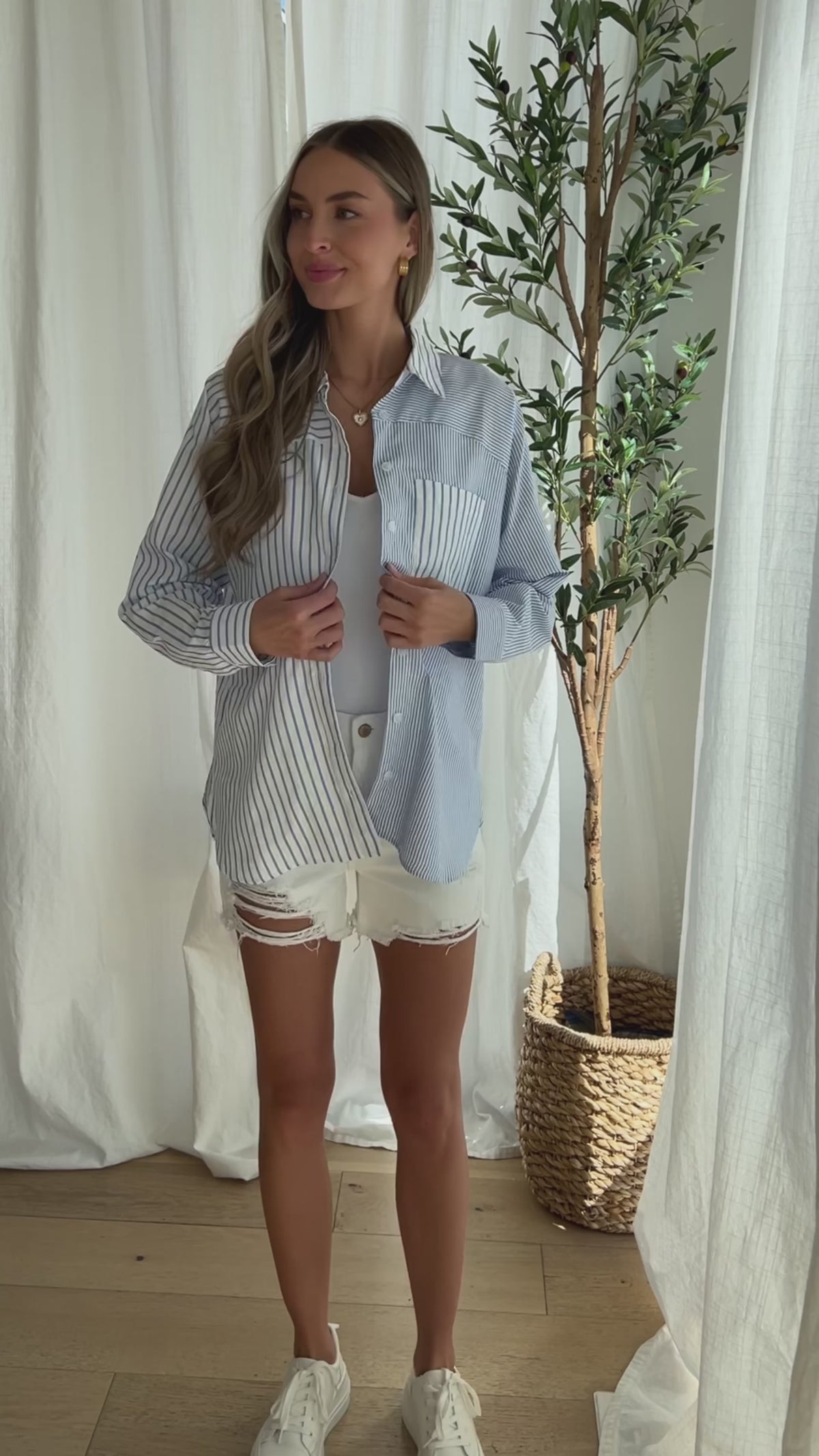 This or That Striped Button Down - 4/30/2024