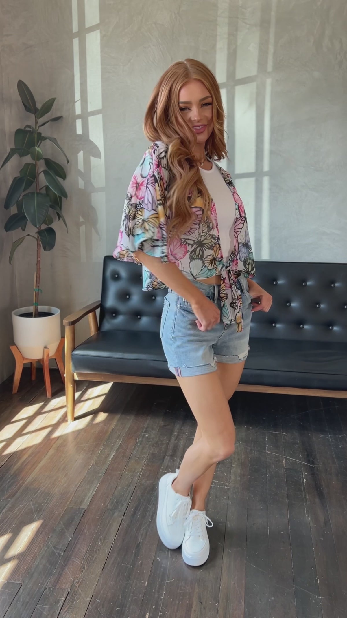 My Darling Valentina Front Tie Blouse - 5/15/2025