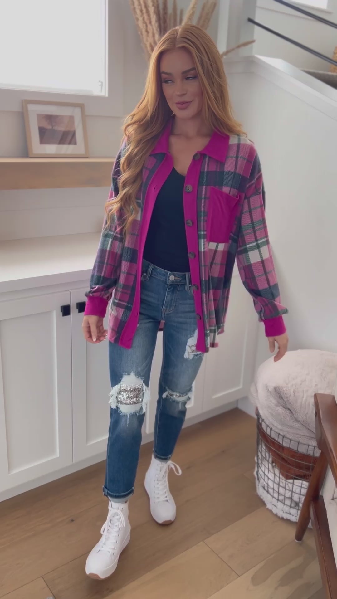 Playful in Plaid Shacket - 9/29/2023