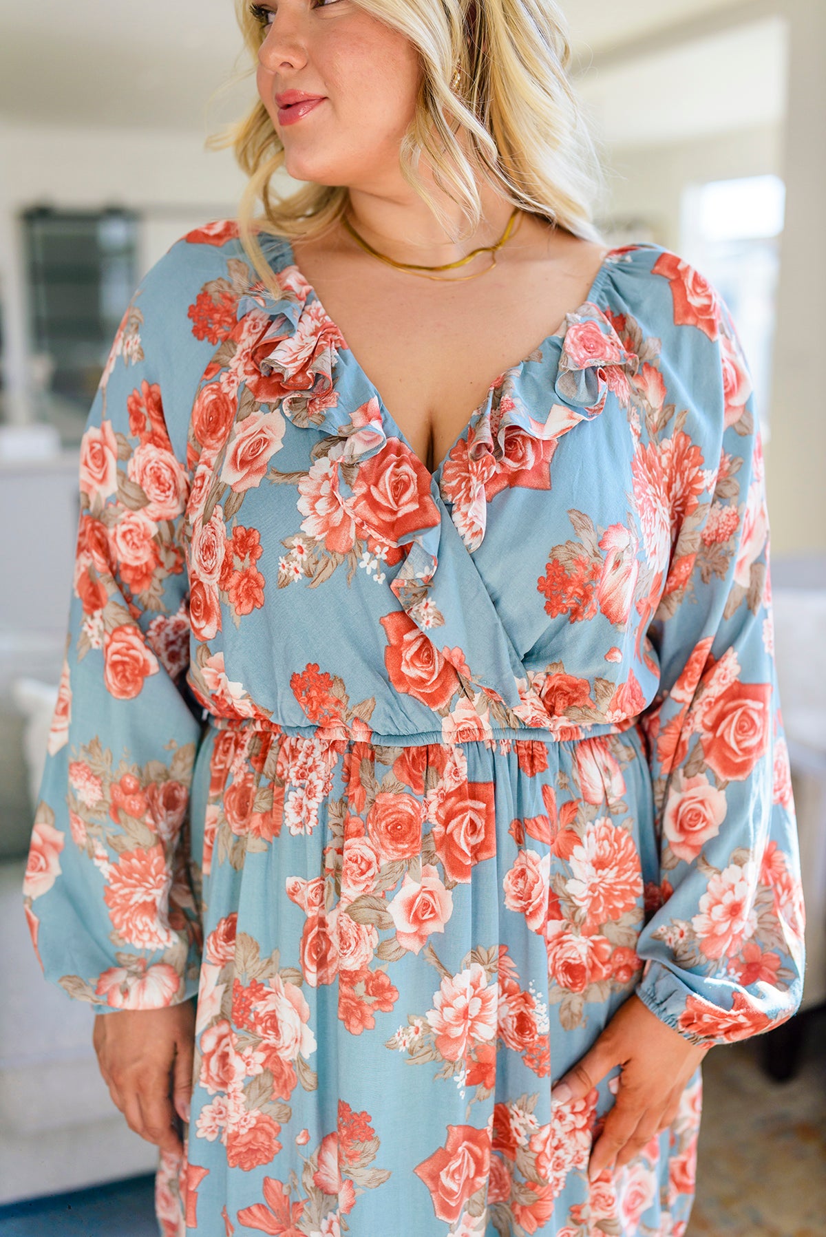 Coming Up Roses Floral Dress - 3/7/2023