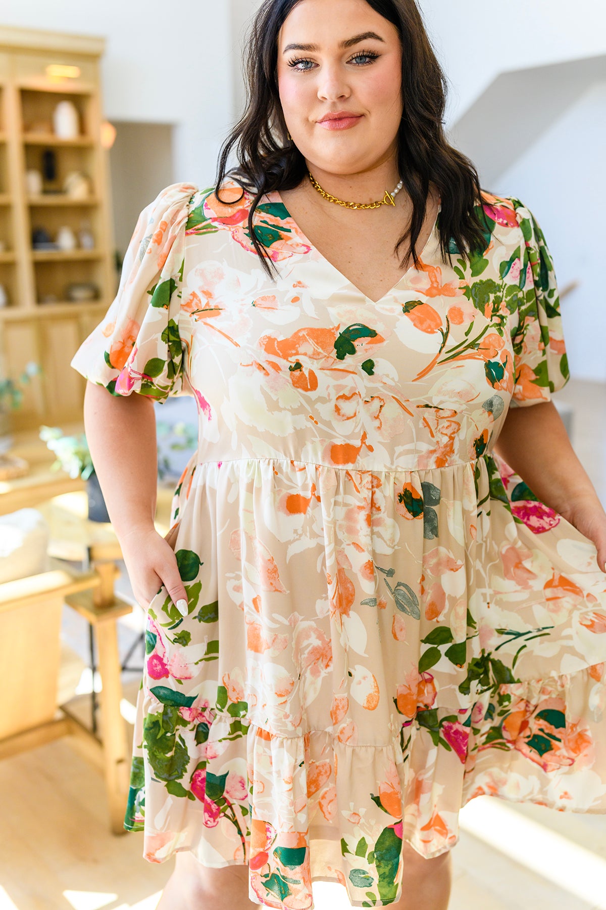 Delightful Surprise Floral Dress - 4/28/2023