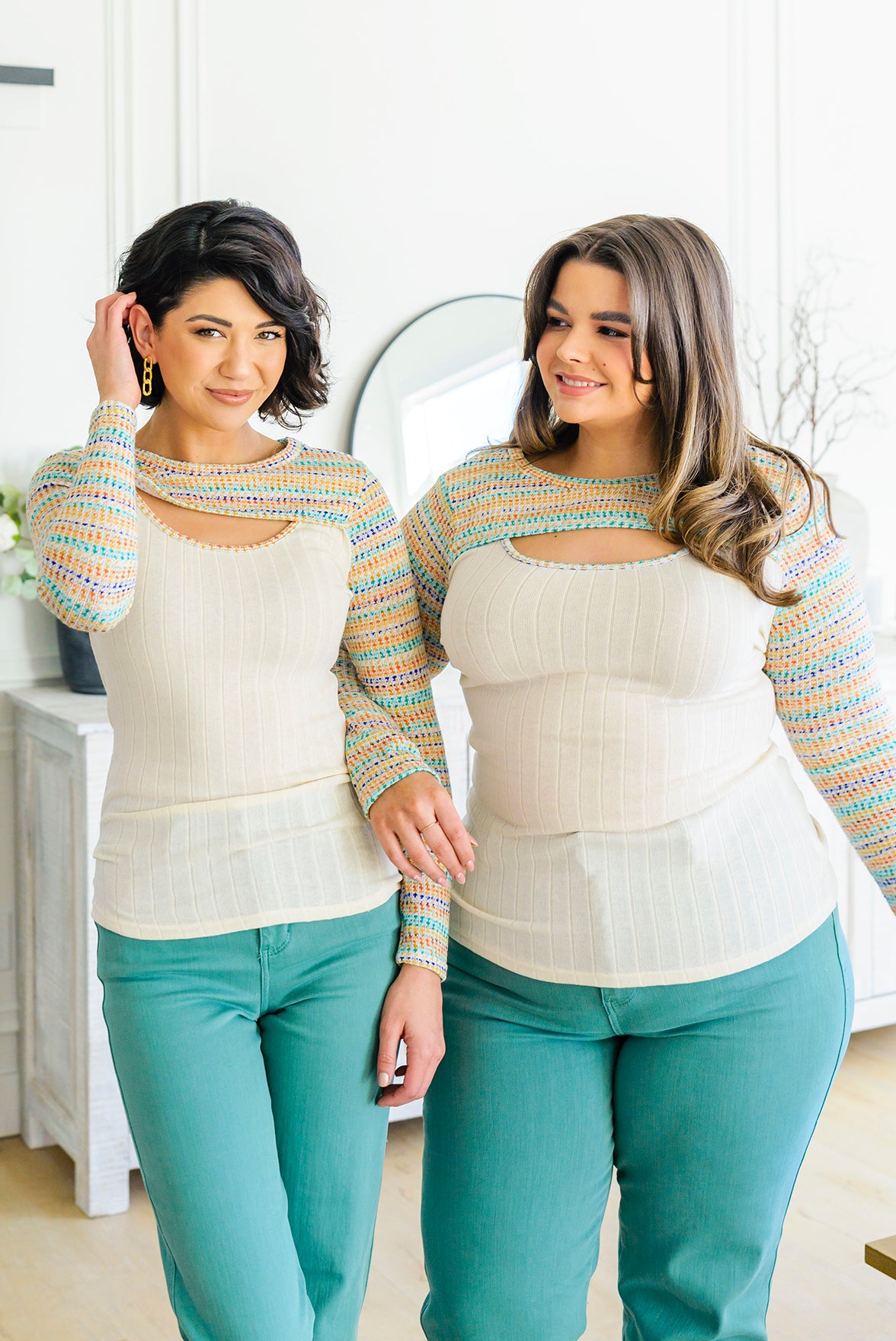 Evidently Extra Peekaboo Cut Out Top - 4/4/2023