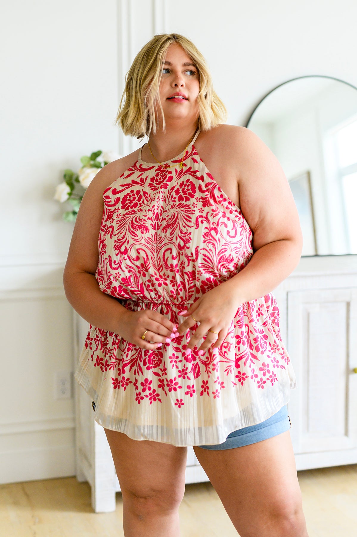 Fantastic Filigree Peplum Blouse - 5/5/2023
