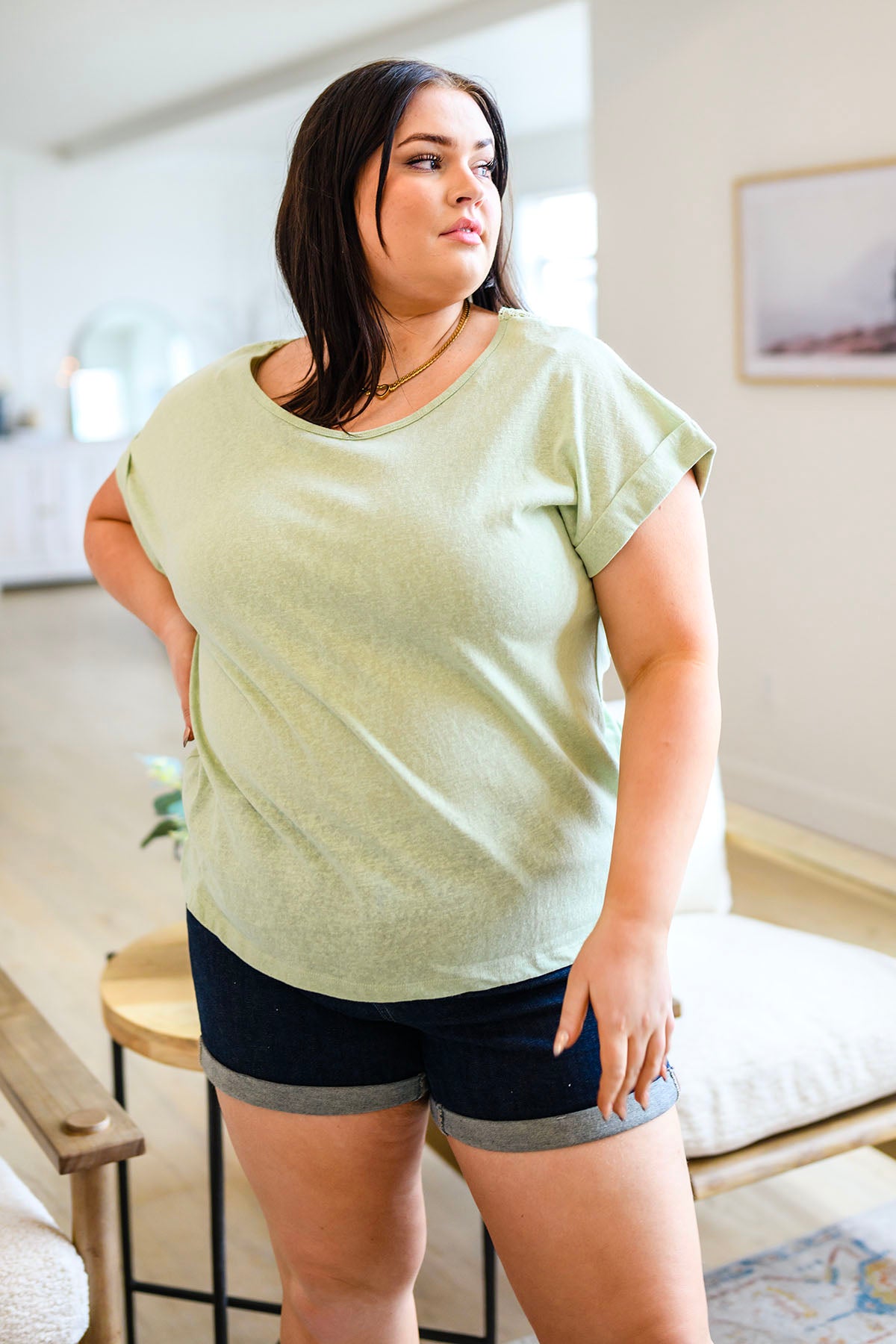 Found Favorite Lace Detail Top - 4/14/2023