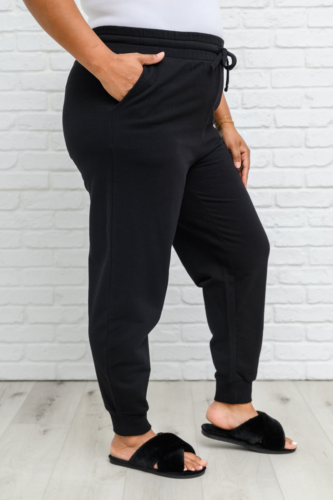 French Terry Joggers In Black - 11/22/2022
