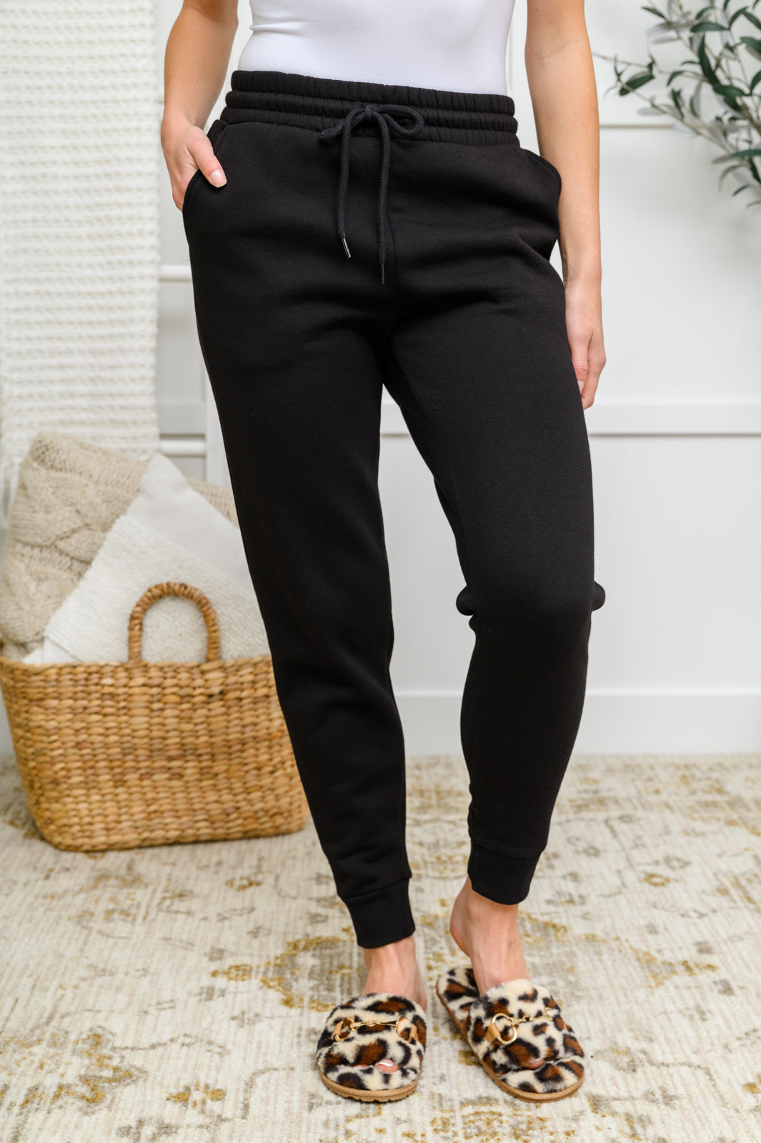 French Terry Joggers In Black - 11/22/2022