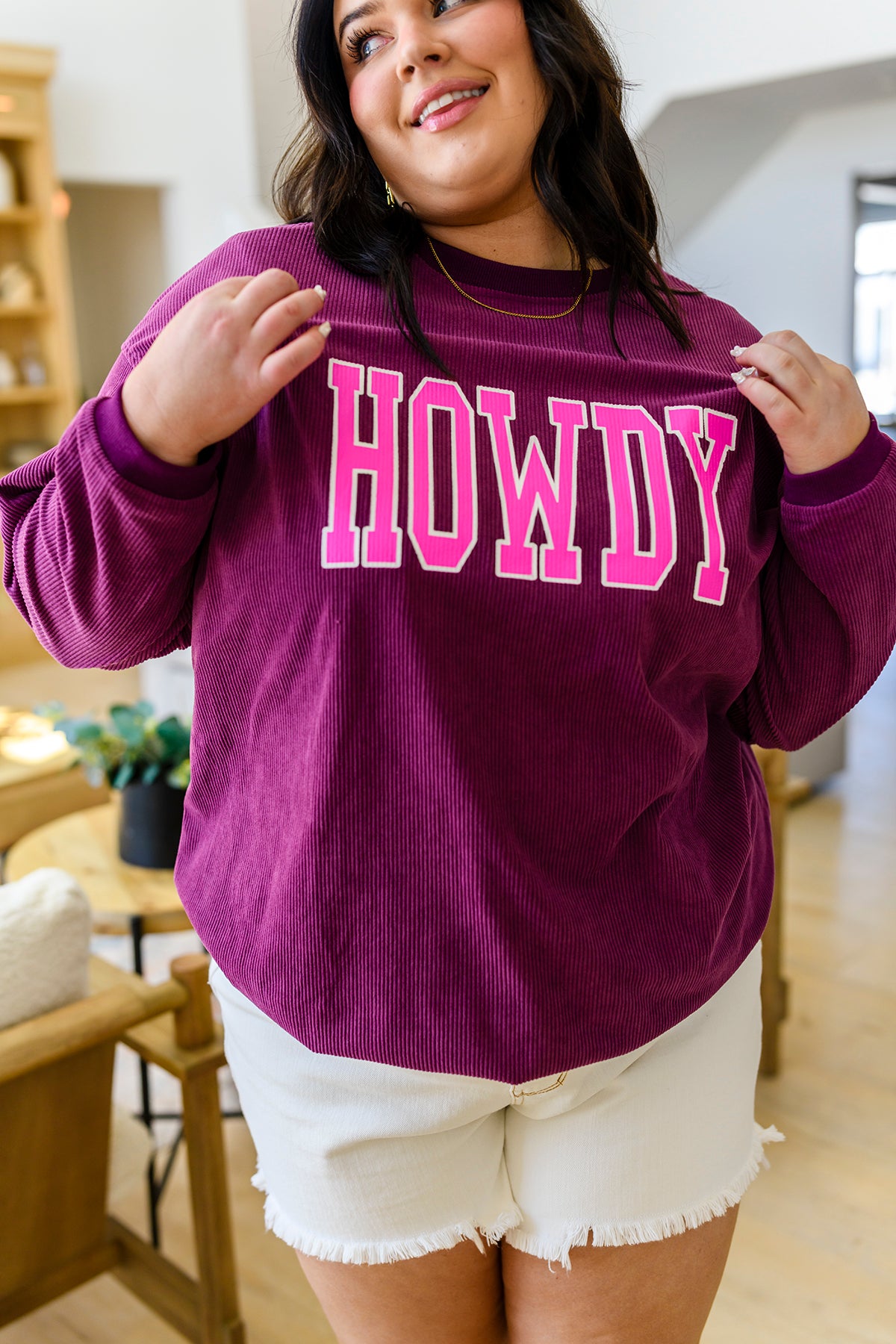 Get 'Em Cowgirl Textured Sweater - 4/27/2023