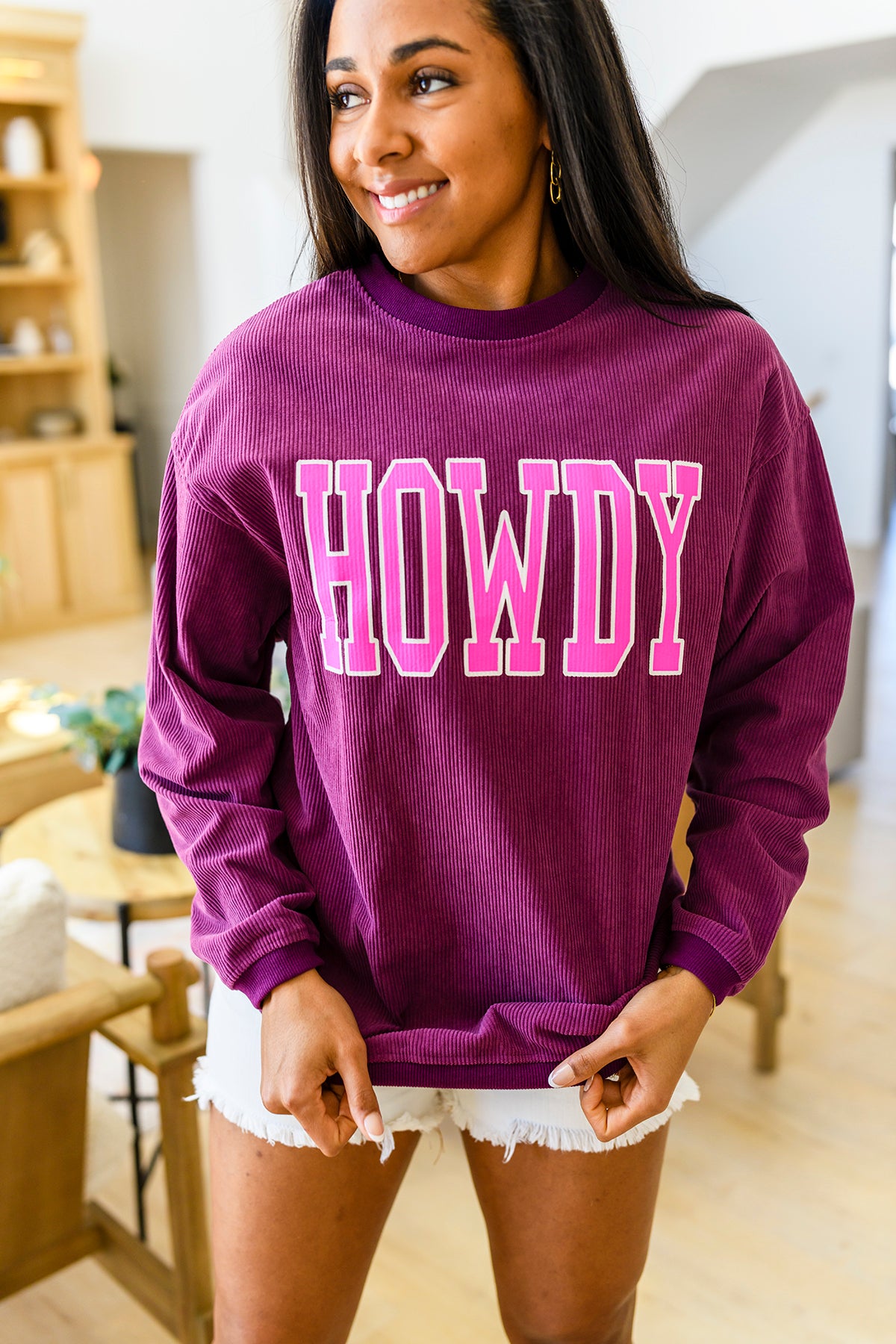 Get 'Em Cowgirl Textured Sweater - 4/27/2023