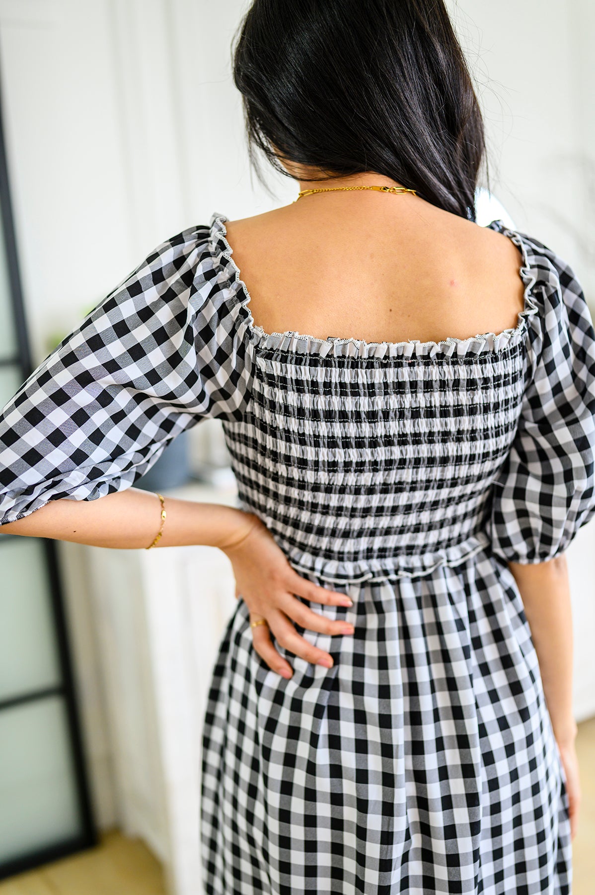 Greenville Gingham Midi Dress - 4/20/2023