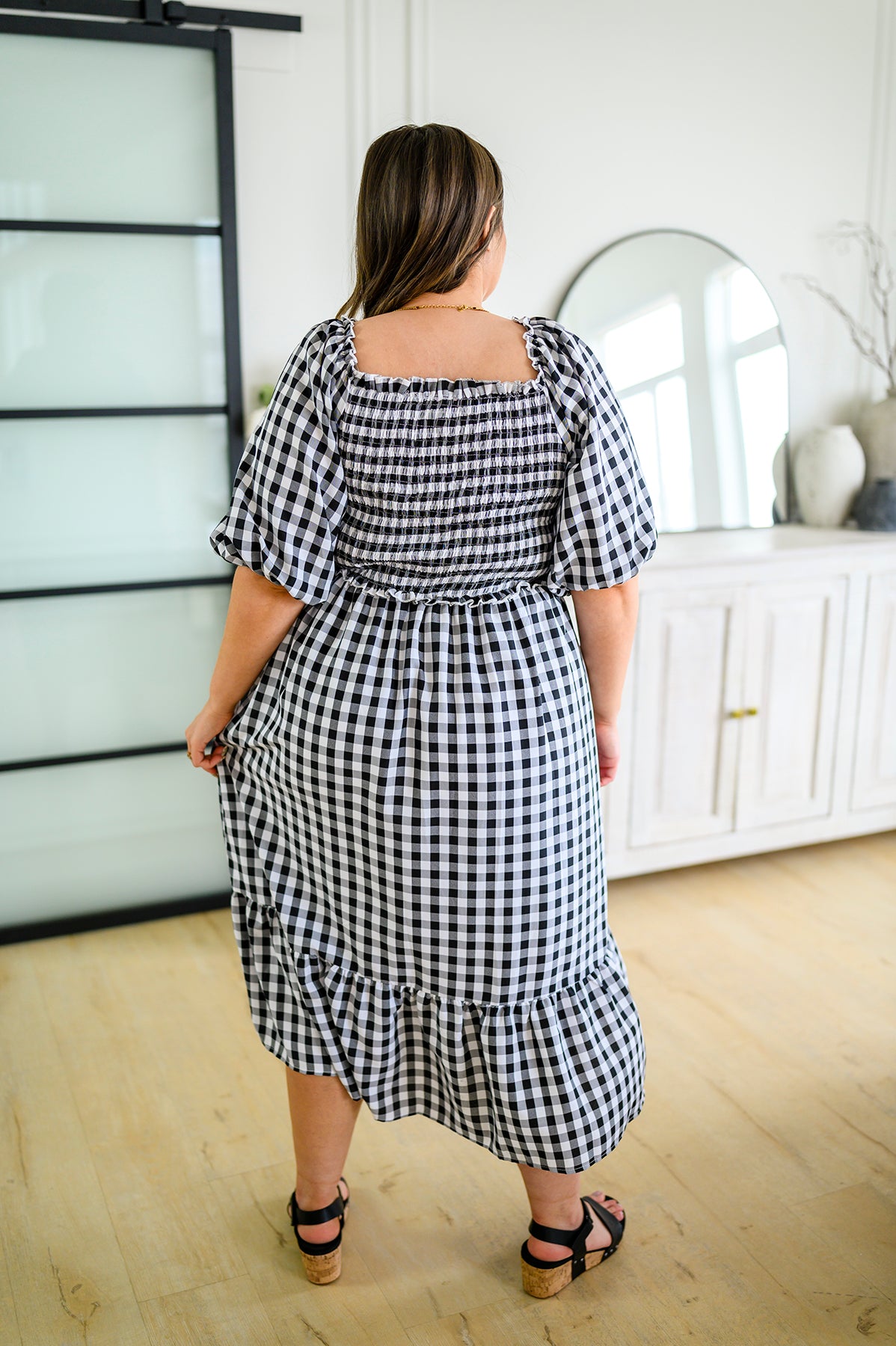Greenville Gingham Midi Dress - 4/20/2023