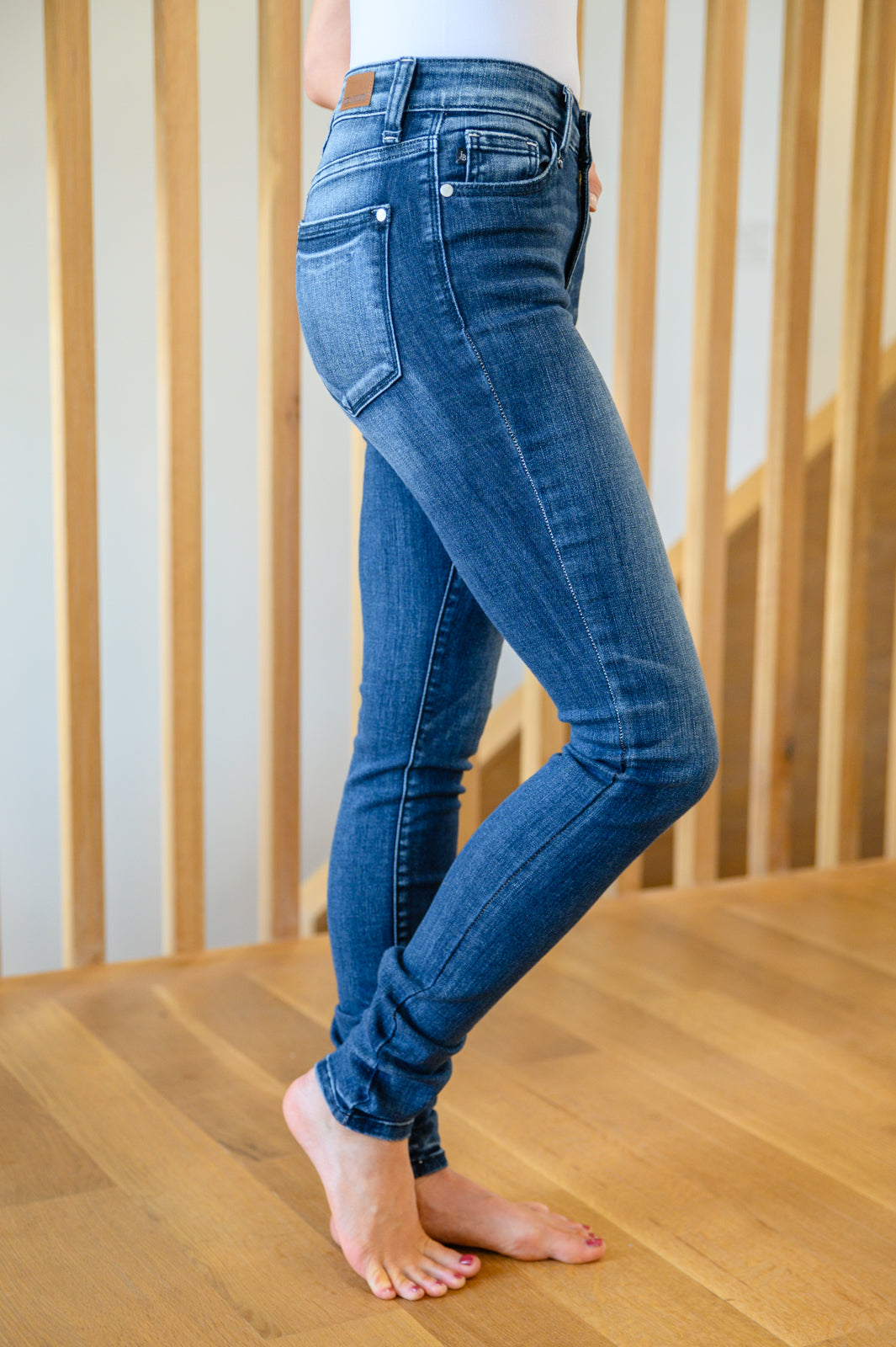 Loraine Pin Tack Skinny Jeans - 12/1/2022