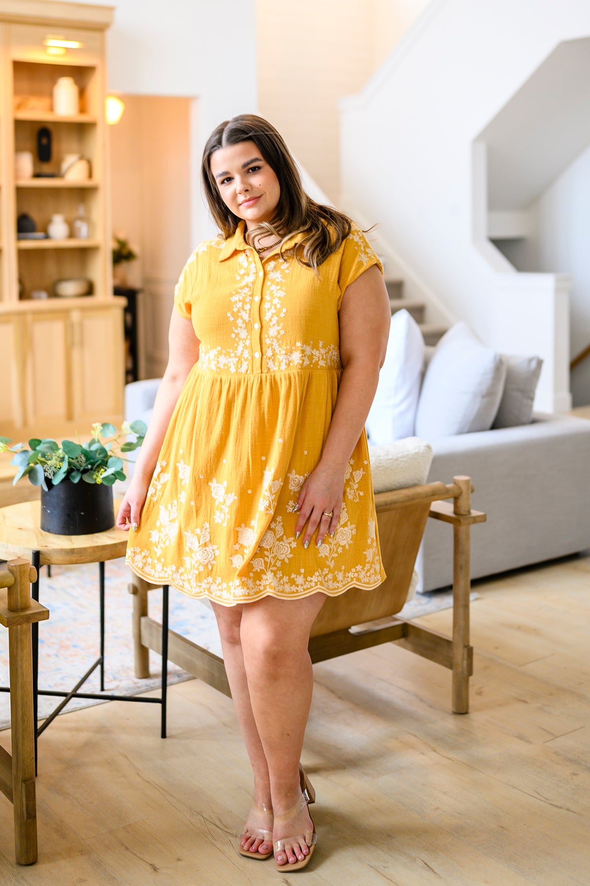 Marigold Embroidered Dress - 4/20/2023
